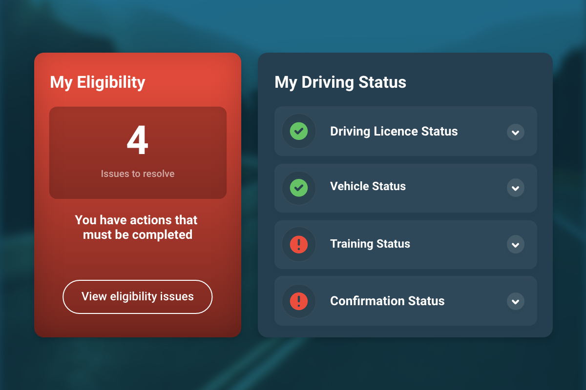 Eligibility to Drive